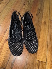 Ballerina Flats With Studded Stones