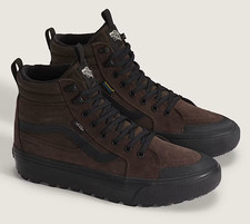 Vans Sk8-Hi Waterproof Insulated Shoe Brown / Black Mens Winter Boots NEW