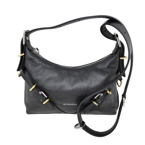 GIVENCHY VOYOU Mini Shoulder Bag Black Gold Hardware Silver Hardware Women's Men