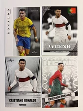 CRISTIANO RONALDO *  "SPECIAL RELEASE" LOT (4) SOCCER CARDS