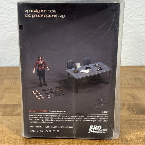 Figura de acción Brotoys LR007 Resident Evil 1/12 RPD Oficial Claire 6" ¡NUEVA! - Imagen 6 de 18