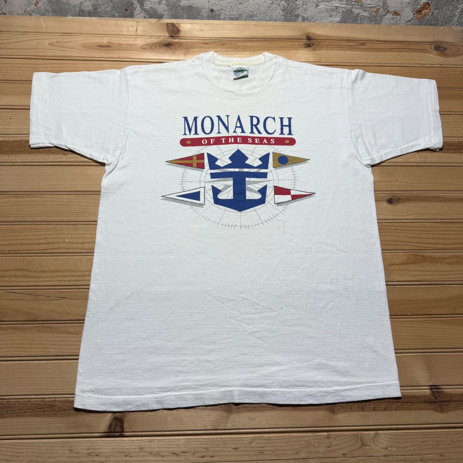 Vintage 90s Monarch of the Seas Royal Caribbean Cruise Souvenir T-Shirt - XL