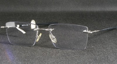 Vintage VIDI VICI VOILA SILVER UNIQUE RARE EYEGLASSES GLASSES RIMLESS 50-19-136