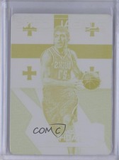 2014 Panini Spectra Global Icons Printing Plate Yellow 1/1 Zaza Pachulia #63 0c3