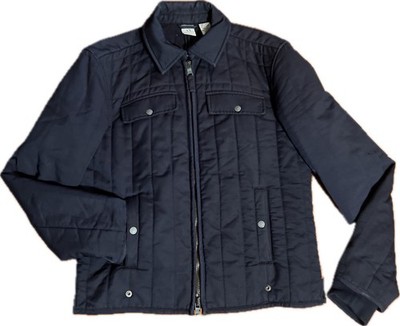 Armani Exchange Men s S Navy Blue Quilted Winter Jacket Lined Navy Blue Full Zip