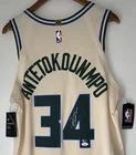 Giannis Antetokounmpo Signed Bucks Nike Vaporknit NBA Authentic Jersey BAS & JSA