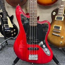 【12794】SQUIER JAGUAR BASS Red