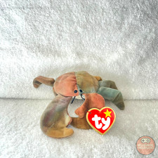 1996 Ty Teenie Beanie Baby Claude the Crab McDonalds Plush w Tag