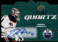 2022-23 Upper Deck Allure Allure Quartz Auto Mike Smith Auto Edmonton Oilers