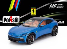 Polistil 2022 Ferrari Purosangue Blu Corsa Blue Metallic High Fidelity 1:18