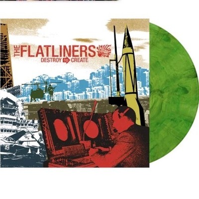 The Flatliners ''Destroy To Create'' Green Marble Vinyl Limited of 200