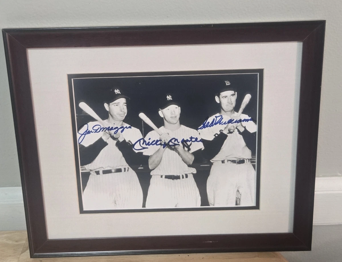 Joe Dimaggio Mickey Mantle Autographed Photo for sale | eBay