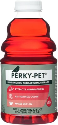 Perky-Pet 238 Red Hummingbird Liquid Nectar 32 Fl.Oz - 32 Fl Oz (Pack of 1) 