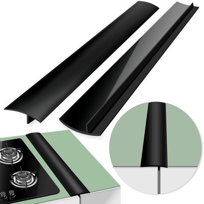 Gap Filler for Stove and Counter - Kitchen 25inch, Black 