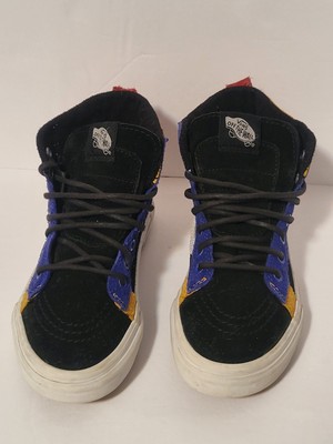 Vans Sk8 Hi MTE DX Winterized Colorblock Black Blue Orange Shoes Size Kid's 3.0 