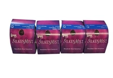 4 Pack Leggs Silken Mist Control Top Sheer Toe Soft Brown Size Q Pantyhose 20306