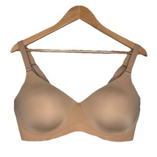 Honeylove Beige CloudEmbrace Wireless Contour Padded T-Shirt Bra Size 38D