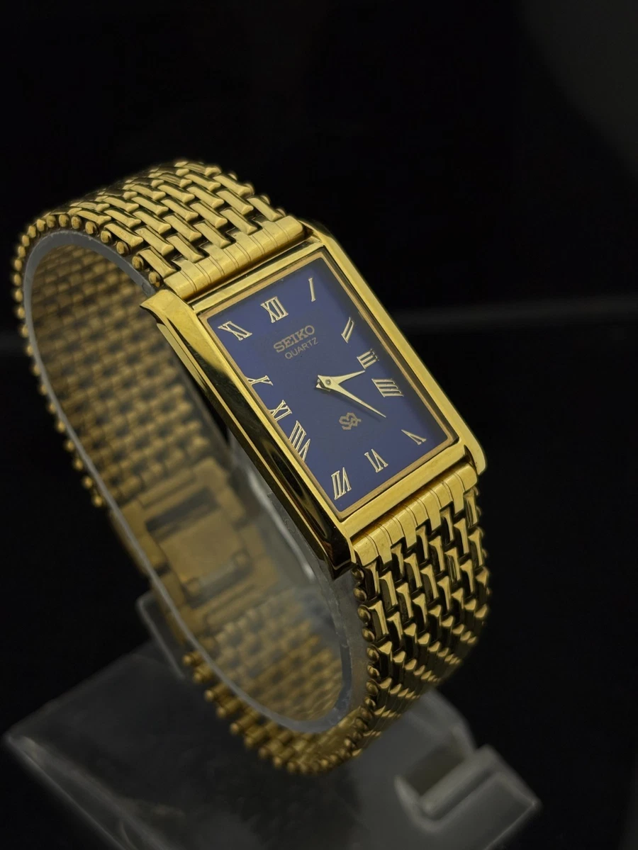 Seiko Gold Plated Band Rectangle Wristwatches for sale | eBay