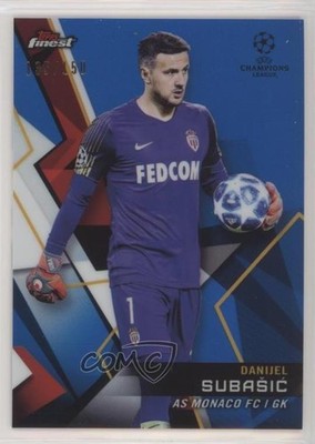 2018 Topps Finest UEFA Champions League Blue Refractor /150 Danijel Subasic 0a7
