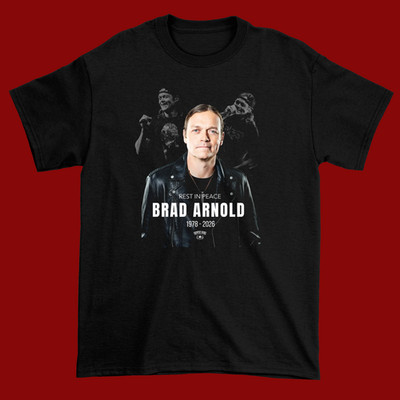 Brad Arnold, lead singer of 3 Doors Down Black Cotton Shirt S-5XL BS1055