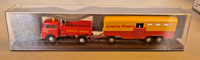 "Brekina 78202 H0 1:87 Zirkus MAN LKW M.ToilettenanhäNger \"Circus Krone\" Neu +Ovp"