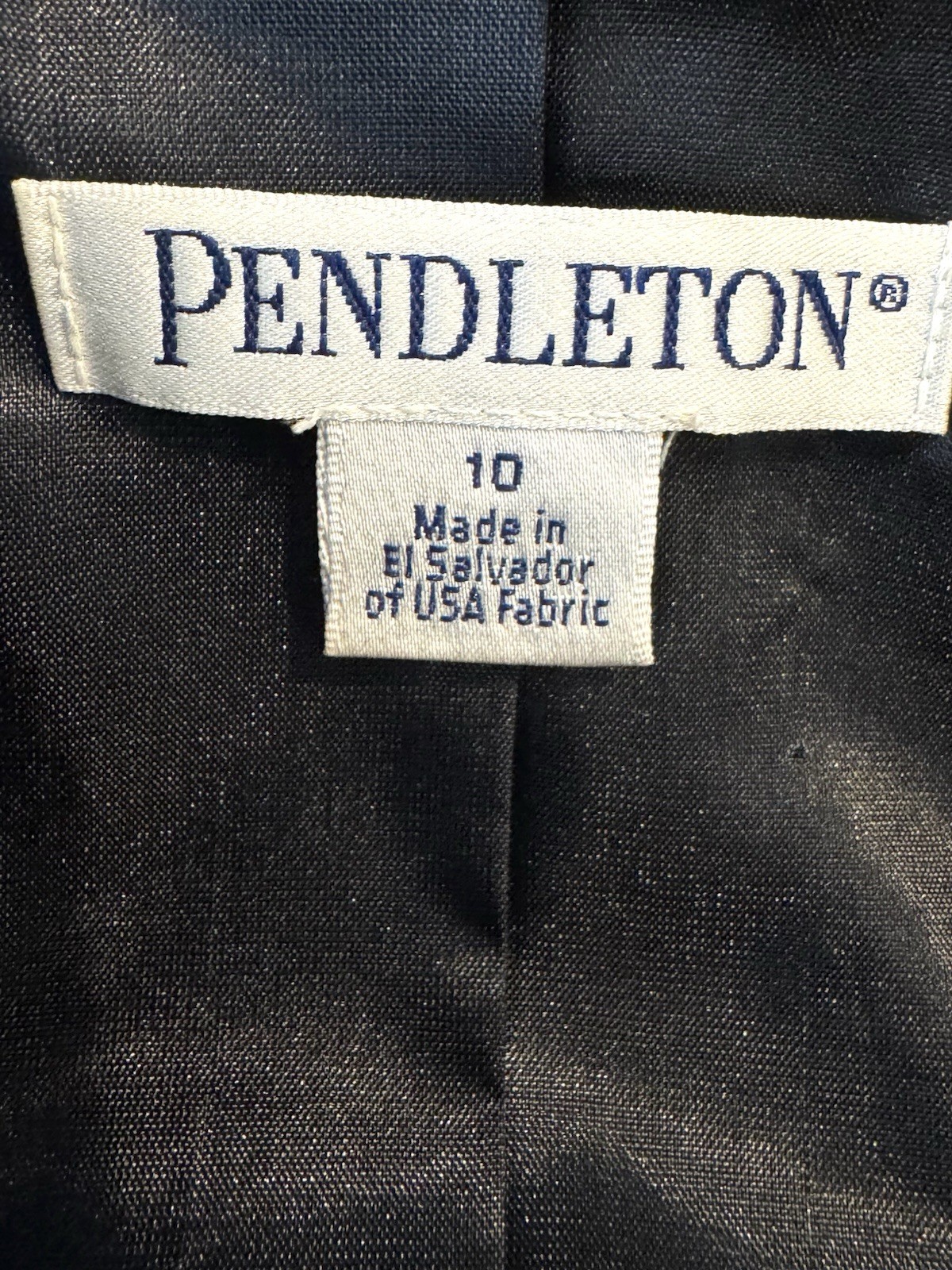 Pendleton Women’s Virgin Wool Blazer Charcoal Gra… - image 6