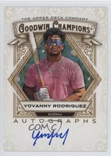 2025 Upper Deck Goodwin Champions Auto Yovanny Rodriguez #A-YR Auto 0sb2