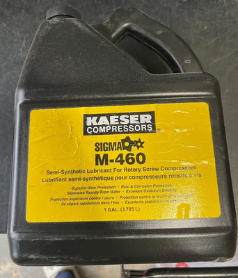 Kaeser Sigma M-460 Semi-Synthetic Compressor Oil 1 Gallon Rotary Screw Lubricant