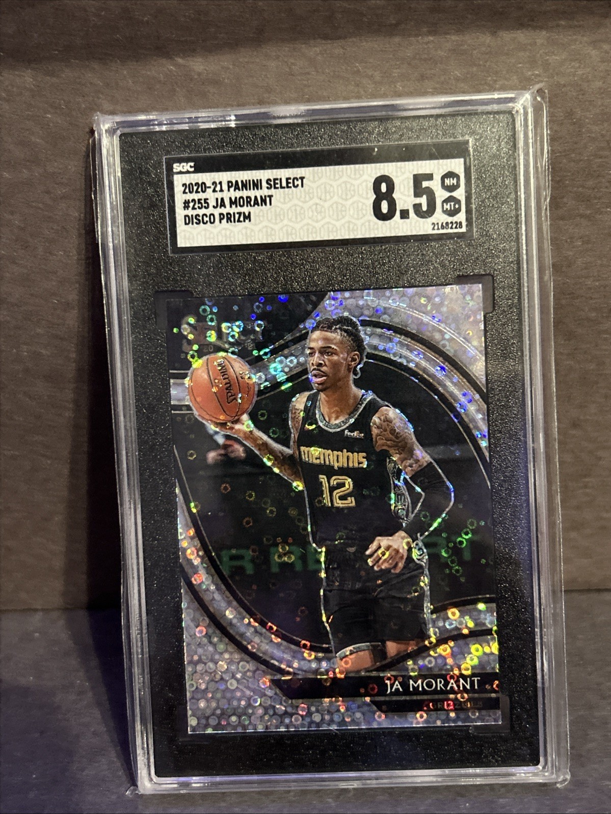 2020-21 Ja Morant Select Coutside Disco Prizm #255 Grizzlies