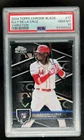 2024 Topps Chrome Black Elly De La Cruz RC Rookie #17b Reds PSA 10