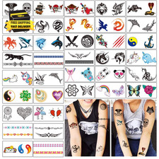 36 Sheets Temporary Tattoos for Kids Boys Girls Adults Great Party Favors and De