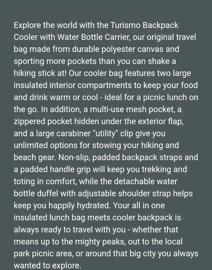 Mochila refrigeradora Florida Gators Picnic Time Turismo Foto 4 de 4