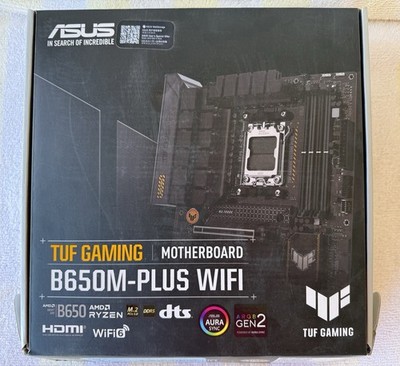 ASUS Tuf Gaming B650M-Plus WIFI Motherboard + AMD Ryzen 9 7900X3D 12 Core CPU
