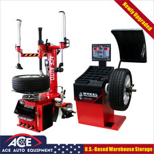 Tire Changer Machine Atc-815d Acb-e21 Combo Ace Max 49 Wheel Balancer 3d