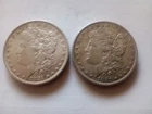 Two 1881 O Morgan Silver Dollar  Coin Lot New Orleans 90% Silver
