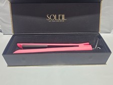 Soleil Metallic Rubberized Hair Straightener ...