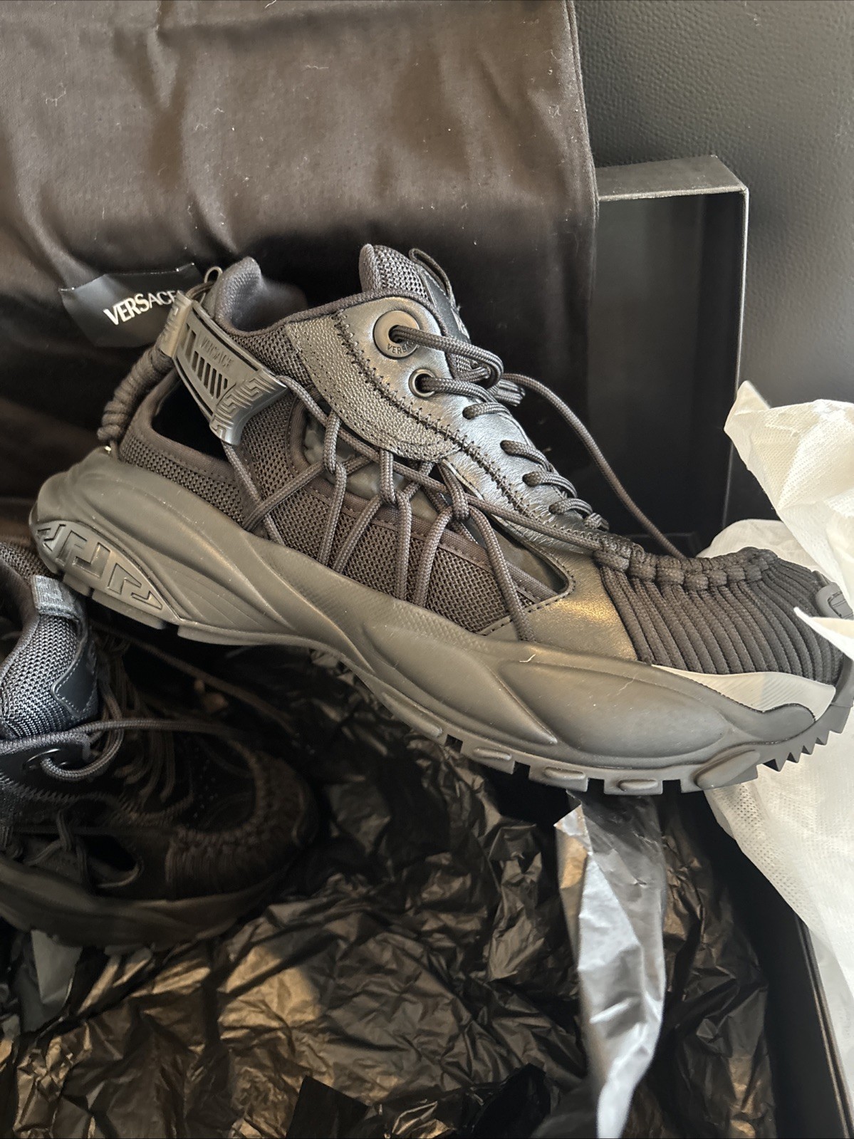 Size 9 - Versace Mercury M_VS_01 Sneaker Black thumbnail 3