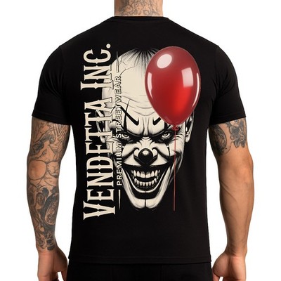 Vendetta Inc Smile of Madness Herren Shirt schwarz Clown S 5XL kurzarm TShirt