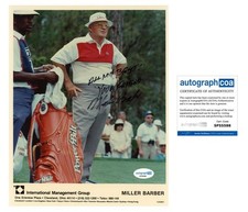 Miller Barber AUTOGRAPH Signed PGA Golf Autographed 8x10 Photo ACOA