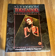 White Wolf Clanbook: Toreador Sourcebook Vampire: The Masquerade 1993 WW2056