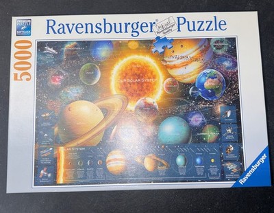 Ravensburger 5000 pc  Jigsaw Puzzle SOLAR SYSTEM SPACE ODYSSEY 16720 Pre-Owned