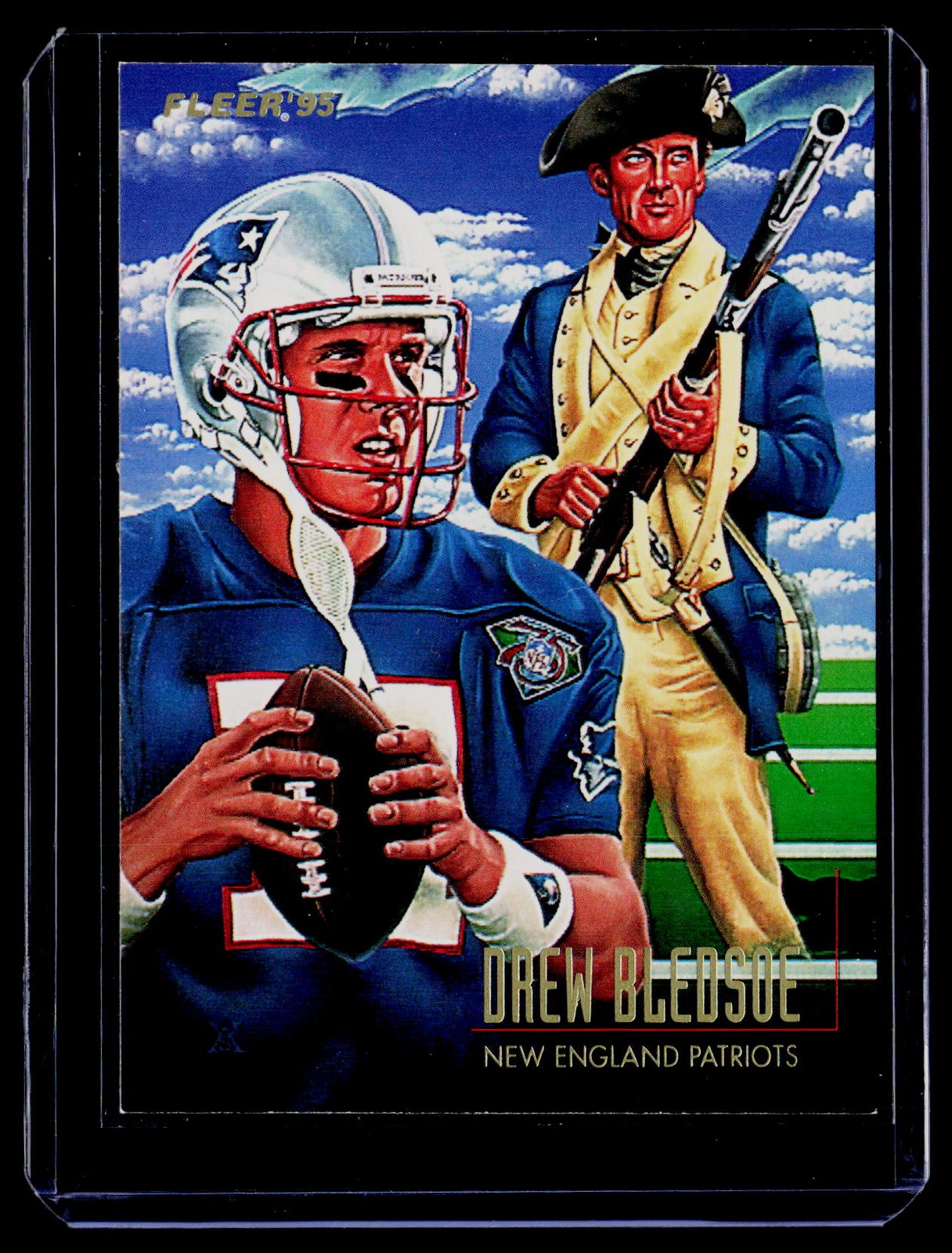 1995 Fleer #4 Drew Bledsoe Pro-Visions F33