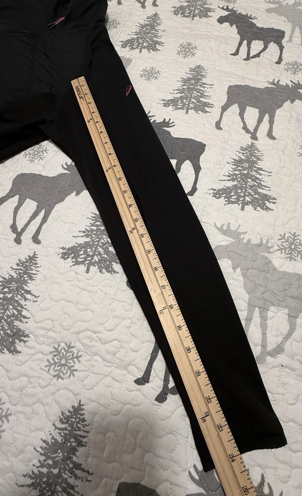 Asics Womens 1/3 Zip Running Jacket Large Black w Pink Accents Fleece Lined thumbnail 5