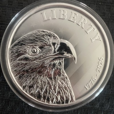 外国銀貨　アメリカ25.10C銀貨ロット 250th Anniversary (1776-2026) American Eagle 10 oz Silver Round by