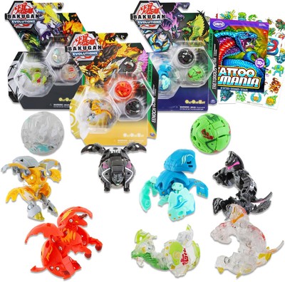 Bakugan Ultra Figures Toys Battle Arena Bundle - 42 Pc Set with 9 Bakugan... 