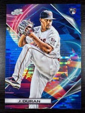 2022 Topps Cosmic Chrome Jhoan Duran Rookie RC Blue Moon Refractor /99 Twins SP