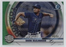 2020 Bowman Scouts Top 100 Chrome Green Refractor 84/99 Shane McClanahan 19rf