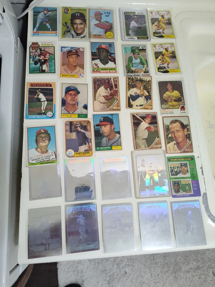 Lote mixto (tarjetas de béisbol, baloncesto, hockey y fútbol) Leer descripción Foto 3 de 4