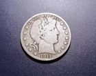 VG 1911-S Barber Half Dollar