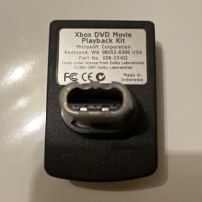 Microsoft Xbox DVD Movie Playback Kit Dongle Adapter X08-25402